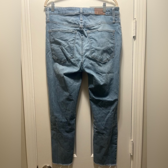 Madewell Blue Distressed Women's Jeans Size 33 - Picture 3 of 7